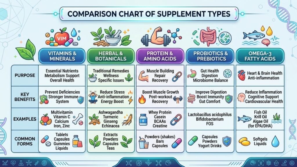 Comparing Different Types of Cognitive Supplements