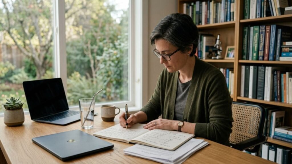 adult professional experiencing improved focus and mental clarity