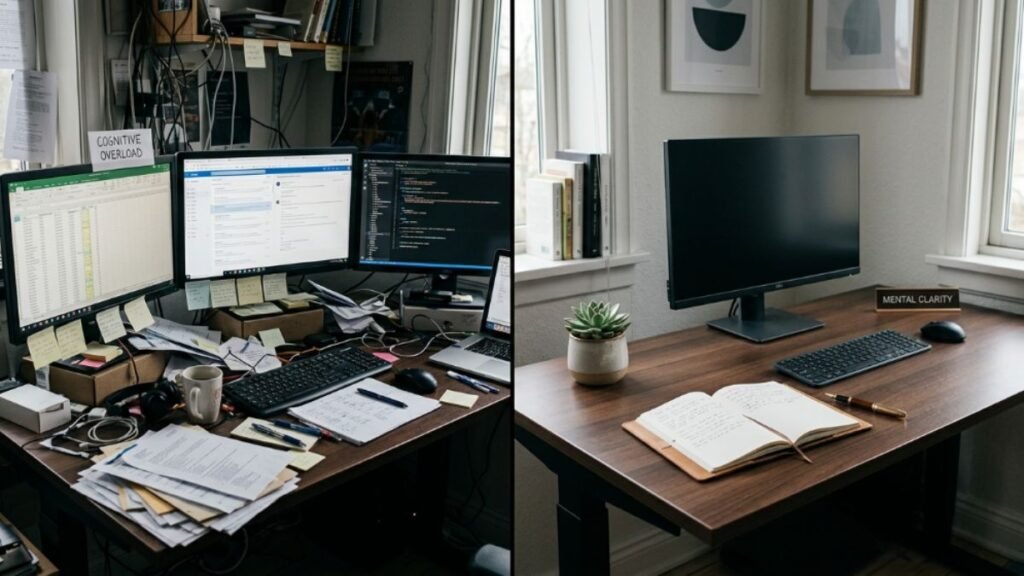 ental overload vs mental clarity cognitive reset