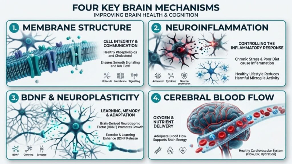 how omega-3 fatty acids support brain function four mechanisms