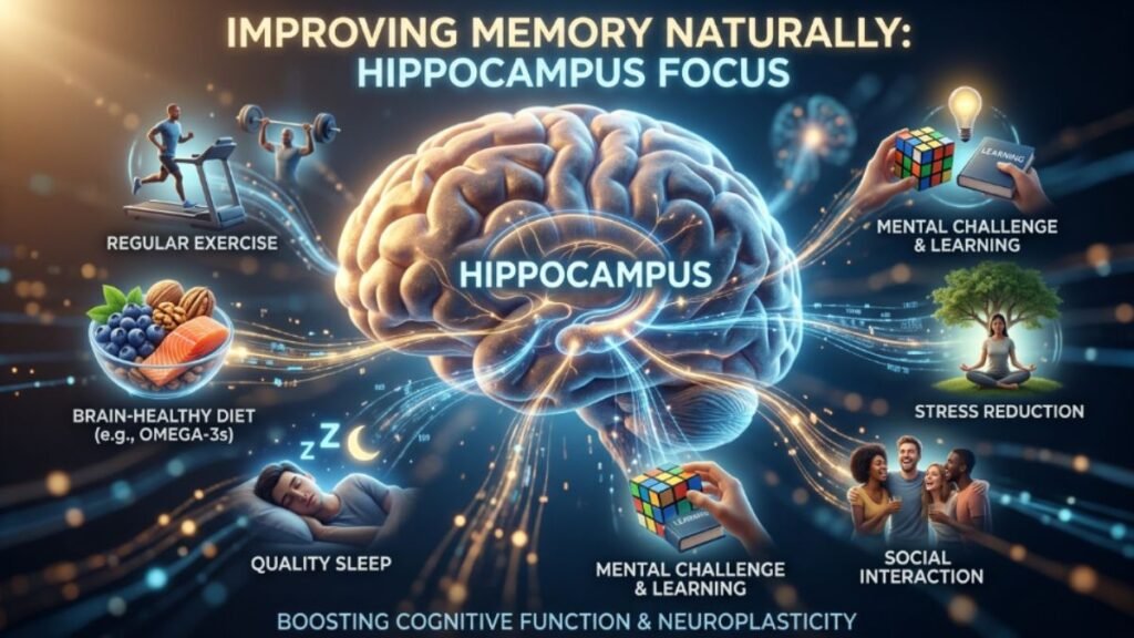 how to improve memory naturally hippocampus brain