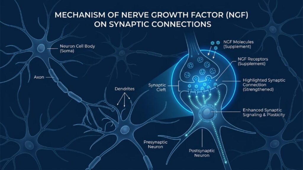 nerve growth factor NGF neuron brain supplement mechanism