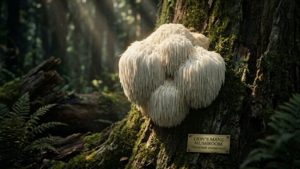what is lions mane mushroom hericium erinaceus