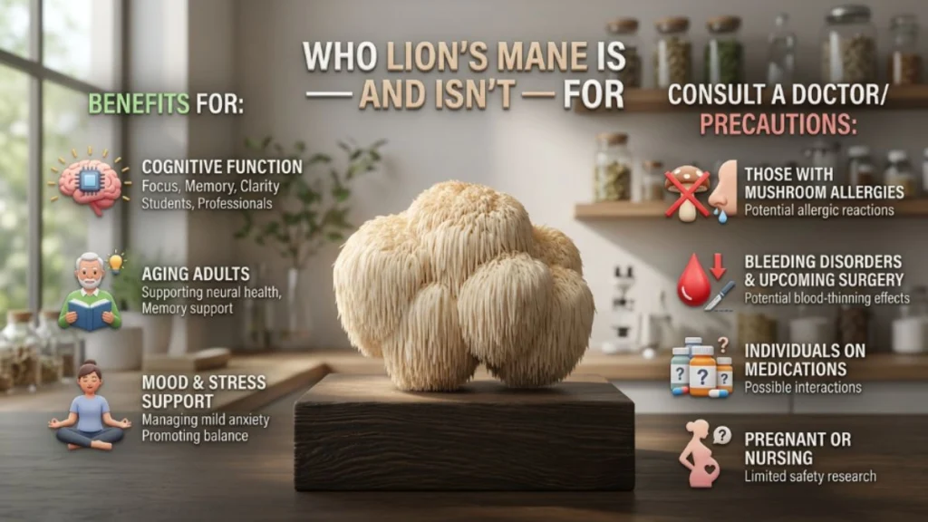 Lion's Mane: Real Benefits or Overhyped Marketing? 5 Who Lions Mane Is and Isnt For