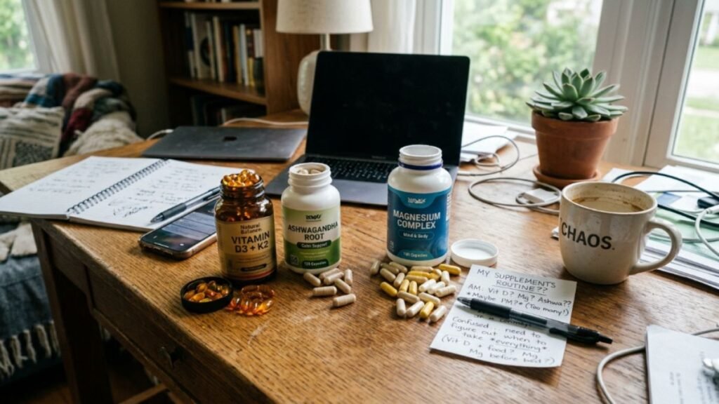 combining multiple nootropic supplements from different bottles