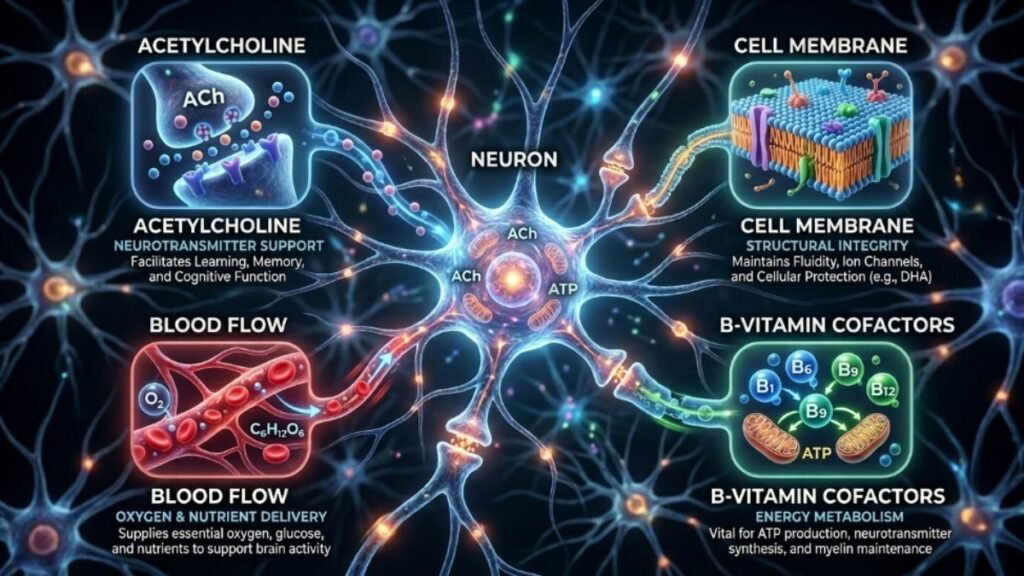 how memory supplement ingredients support the brain after 40