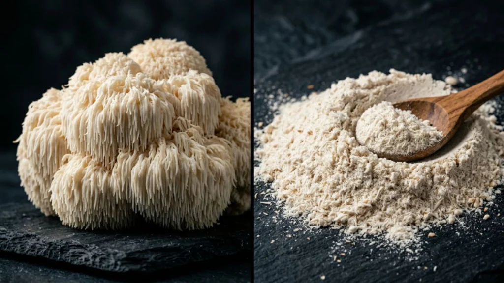 Lion's Mane: Real Benefits or Overhyped Marketing? 4 lions mane fruiting body versus mycelium extract