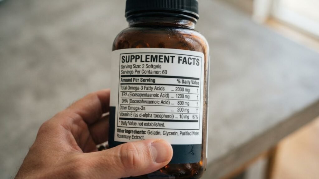 nootropic supplement label showing disclosed ingredient doses