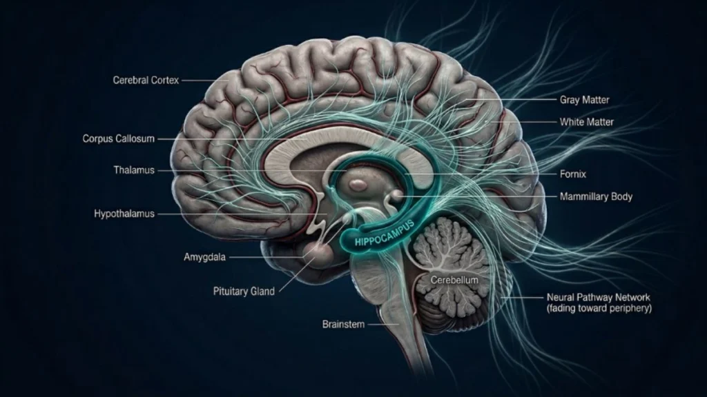Why Memory Gets Worse After 35: What the Science Says 2 hippocampus memory formation brain diagram