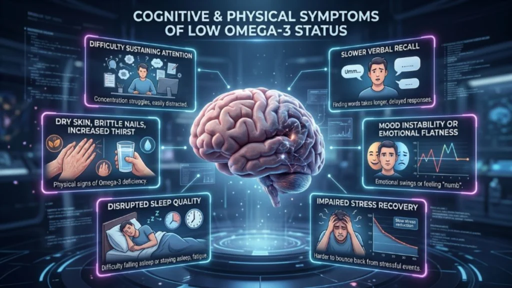 Omega-3 Deficiency Brain Effects: What Happens After 30 Days Without It 4 Cognitive Symptoms That Suggest Low Omega 3 Status