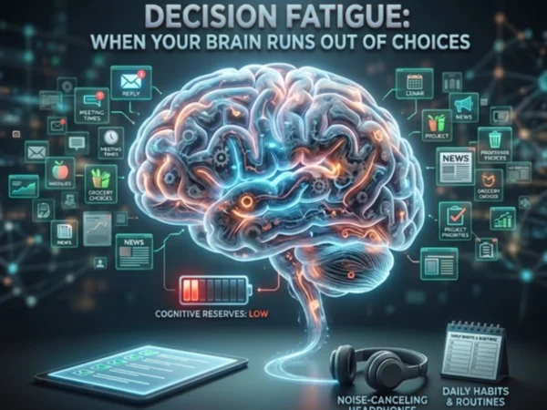 Decision Fatigue Brain: Why You Run Out of Choices (And What to Do About It)