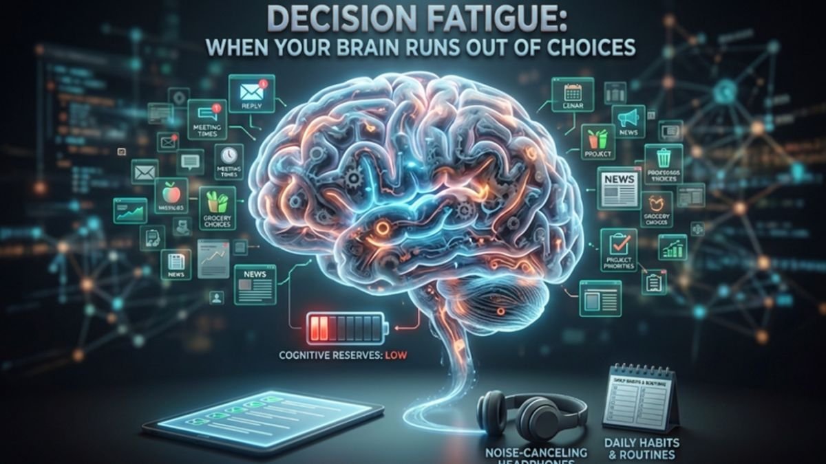 Decision Fatigue Brain: Why You Run Out of Choices (And What to Do About It)