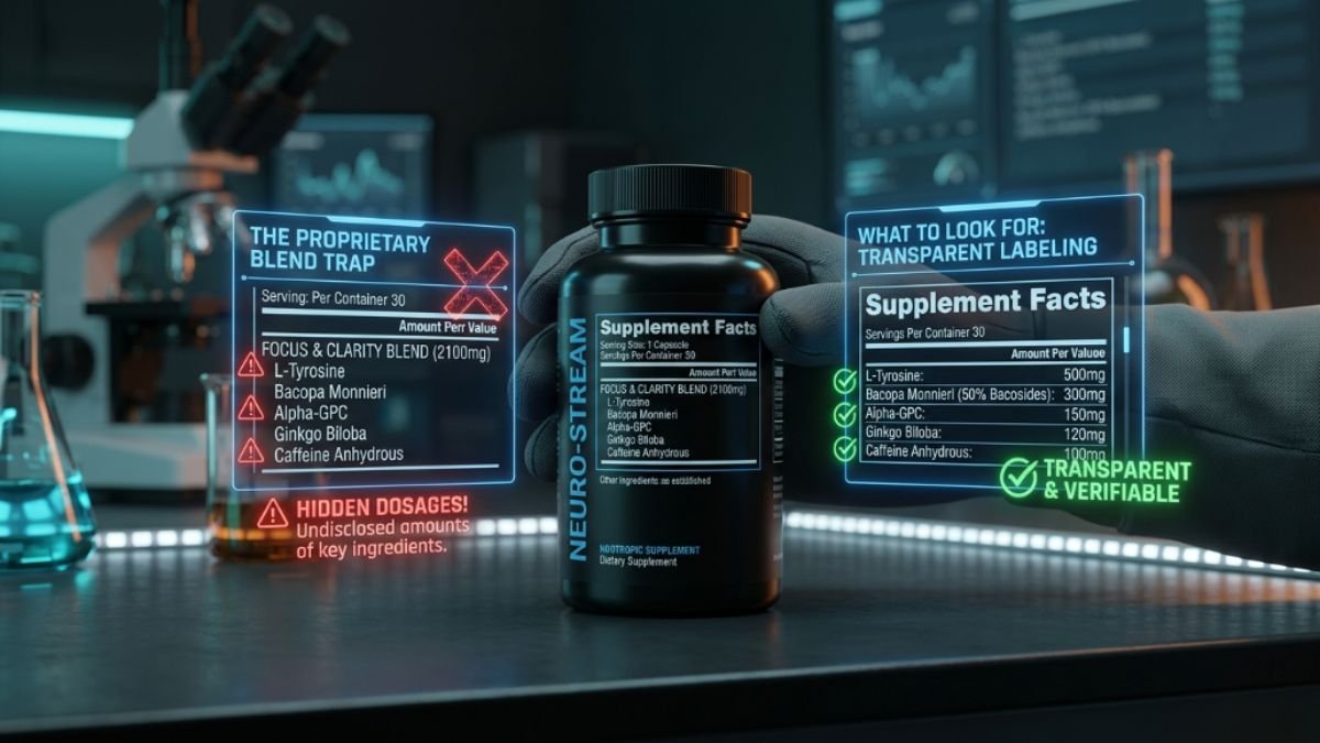 How to Read a Nootropic Label Without Being Fooled by Proprietary Blends