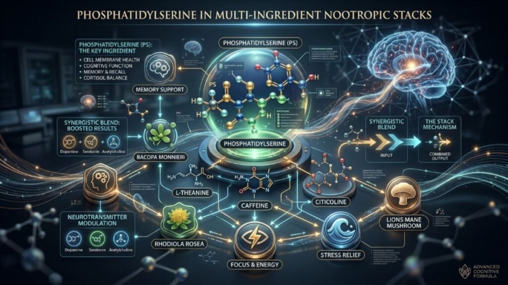 Phosphatidylserine in Multi Ingredient Nootropic Stacks