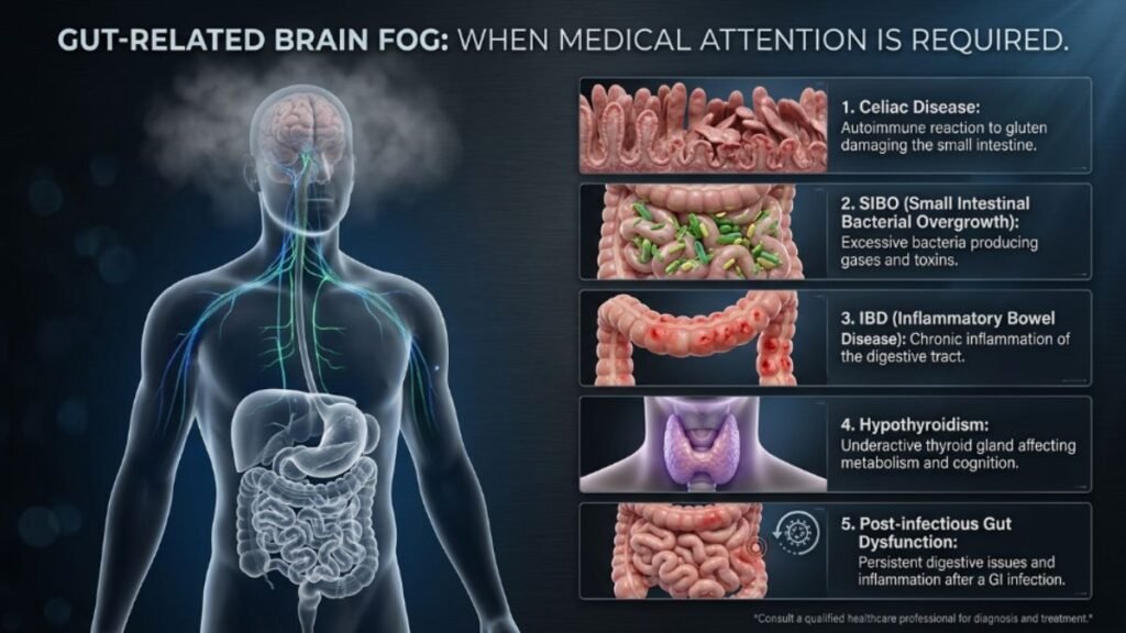 When Gut Related Brain Fog Requires Medical Attention