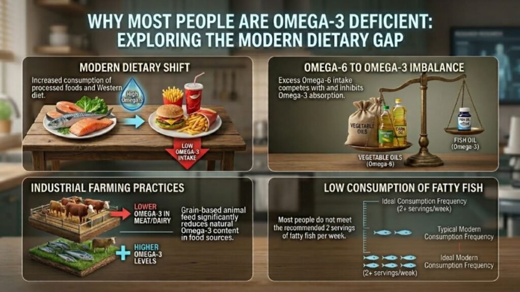 Why most people are already deficient in omega 3